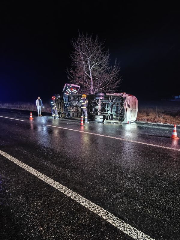 Iași. Carambol la Lețcani provocat de un nemțean sub influența alcoolului