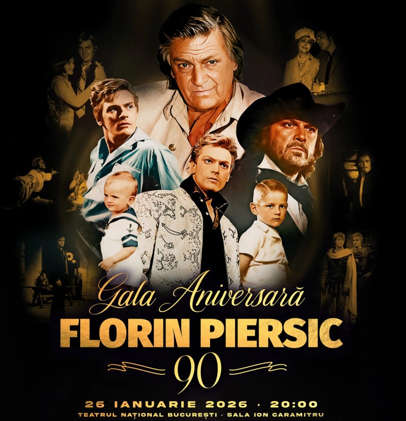 Florin Piersic împlinește astăzi 90 de ani 2 Gală Aniversară Florin Piersic 2026