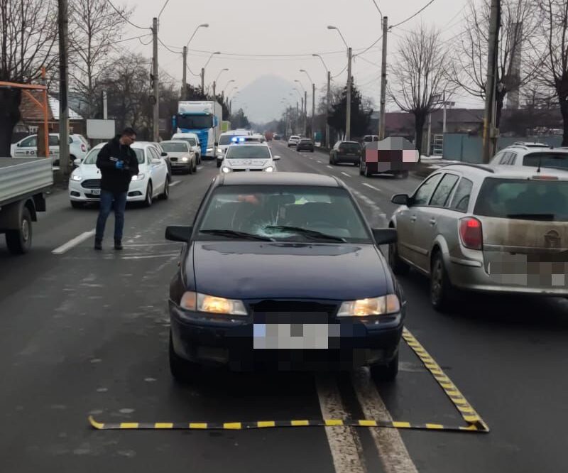 Pieton accidentat la ieșirea din Piatra Neamț