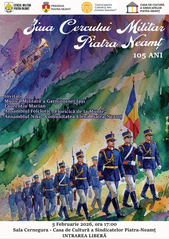 Spectacol aniversar dedicat Zilei Cercului Militar Piatra Neamț