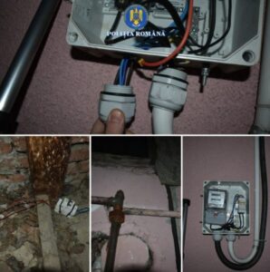 Percheziție pentru racordarea frauduloasă la gaz și energie electrică
