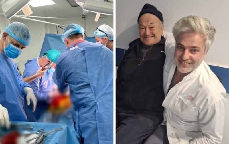 Foto. Intervenție chirurgicală reușită, la un pacient cu vârstă înaintată, cu risc de deces ridicat