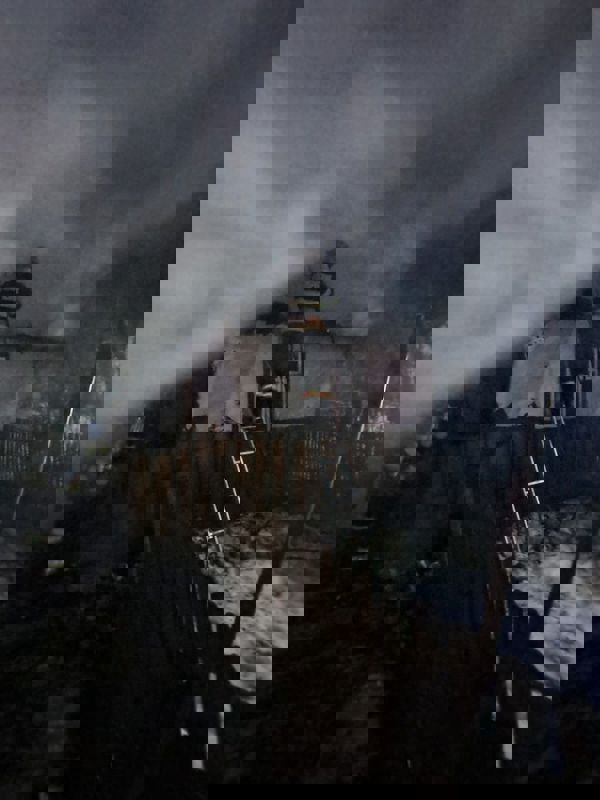 FOTO. Suceava. Persoană decedată într-un incendiu