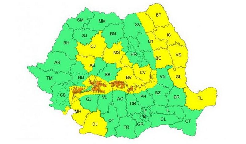 Revin ninsorile. Meteorologii anunță viscol în zona montană