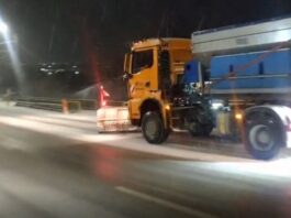 Video. Drumarii iau măsuri împotriva poleiului pe drumurile naționale din Regiunea Nord- Est