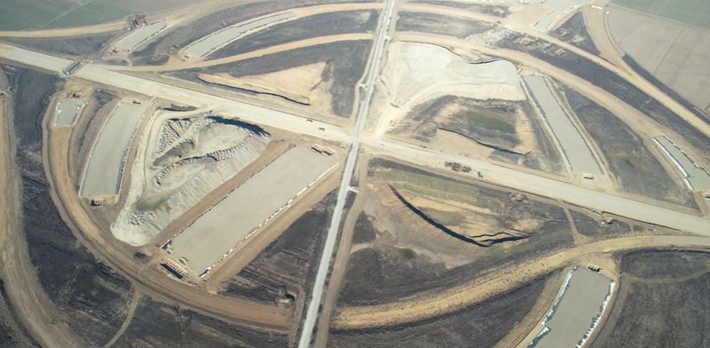 Lucrările au depășit 40% pe autostrada A7 Bacău - Pașcani