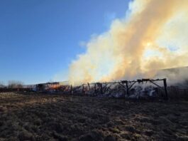 Bacău. Foc devastator de la un scurtcircuit