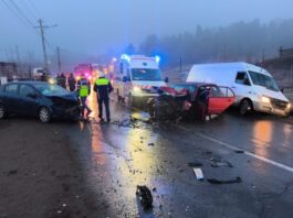 Accident la Ruginoasa. Trafic blocat temporat pe ruta Târgu Frumos – Târgu Neamț