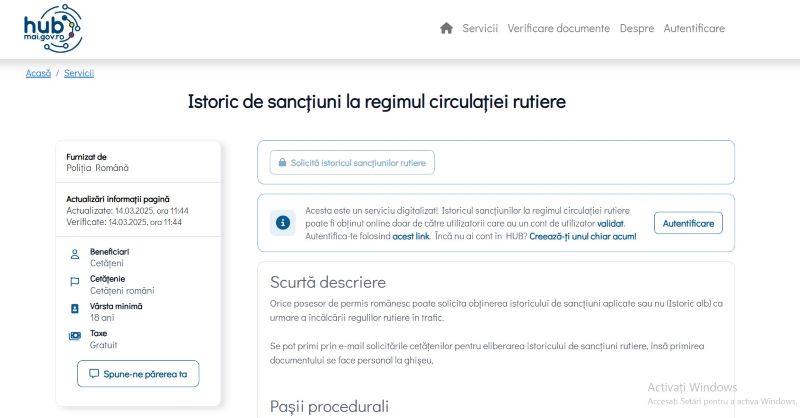 Cum pot afla șoferii dacă mai au permis și situația punctelor de penalizare