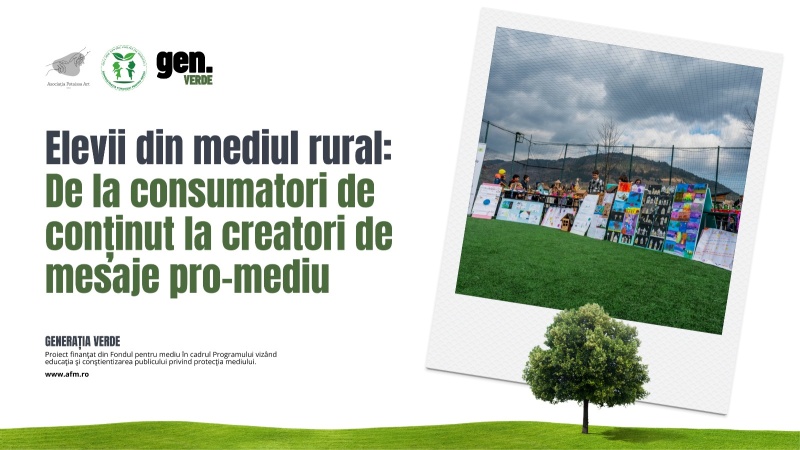 Despre Digital Storytelling: cum copiii din mediul rural pot trece de la consumatori de conținut la creatori de mesaje pro-mediu