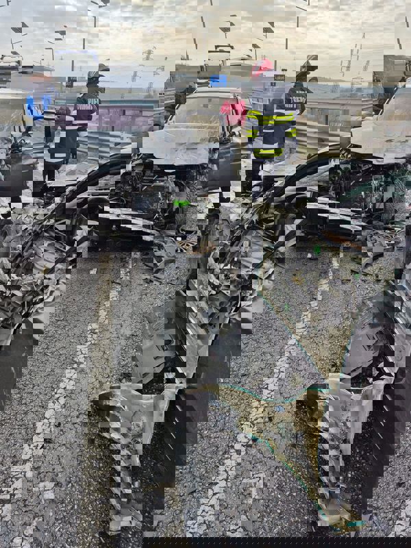 Accident grav pe centura Sucevei. Patru persoane rănite în urma unui carambol