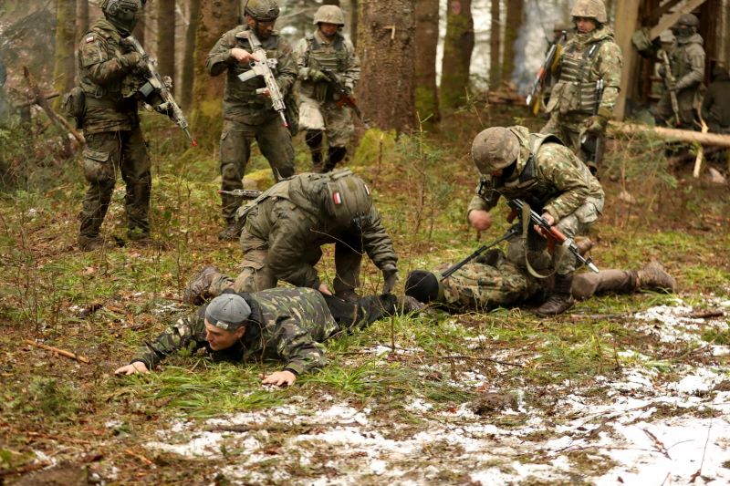 FOTO. Militarii nemțeni, instrucție comună cu partenerii polonezi