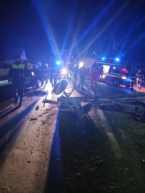 Accident rutier în orașul Târgu Neamț