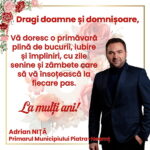 8 MARTIE Felicitarea primarului municipiului Piatra Neamț, Adrian Niță