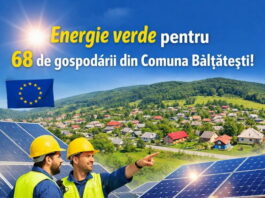 Energie verde pentru Bălțătești: 68 de gospodării vor primi panouri fotovoltaice gratuite
