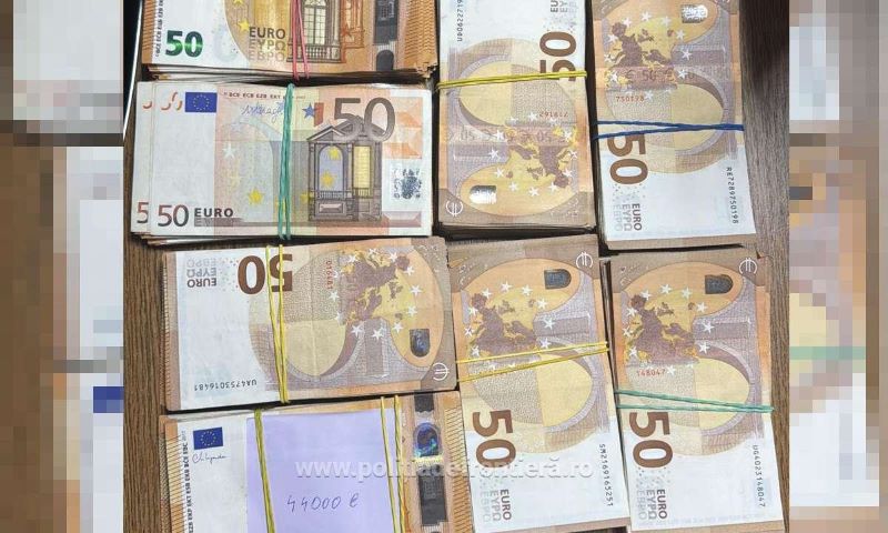 Suceava. 44.000 de euro nedeclarați la vamă, descoperiți la un ucrainean care traversa frontiera pe jos