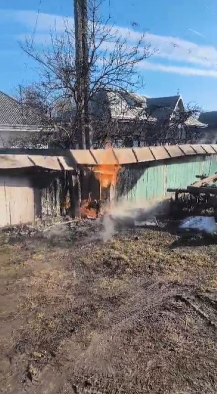 VIDEO. Incendiu la un contor de gaz de la o țigară
