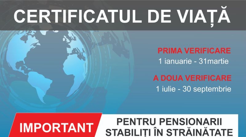 În atenția pensionarilor – certificatul de viață trebuie depus până la finalul lunii martie