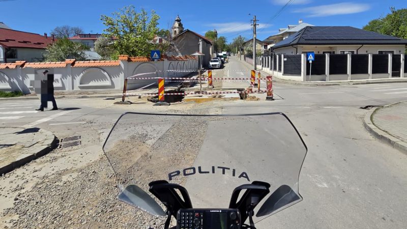 Premieră. Executanți de lucrări pe drumurile publice, sancționați de polițiști
