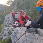 Persoană rănită, evacuată cu troliul de pe via ferrata Astragalus