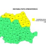 Atenționare cod galben de ploi, furtuni și vijelii în Moldova