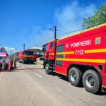 FOTO. Incendiu la grădina zoologică din comuna Stroiești, sat Zaharești