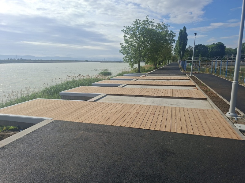 FOTO. Promenada Bistriței din Bacău se deschide pe 15 iunie. Investiție de 11 milioane de lei