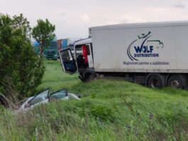 FOTO. Accident la Horia – 2 copii au fost răniți.