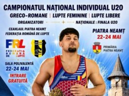 Start la Campionatul Național Individual U20 de Lupte organizat la Piatra Neamț