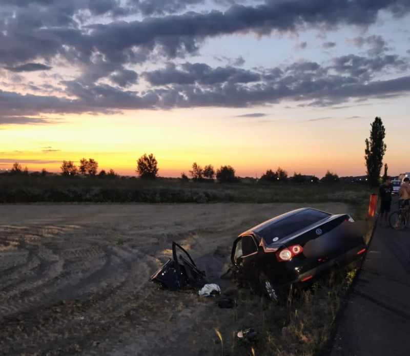Accident mortal pe E85