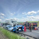 Iași. Grav accident în localitatea Sârca – traficul este blocat