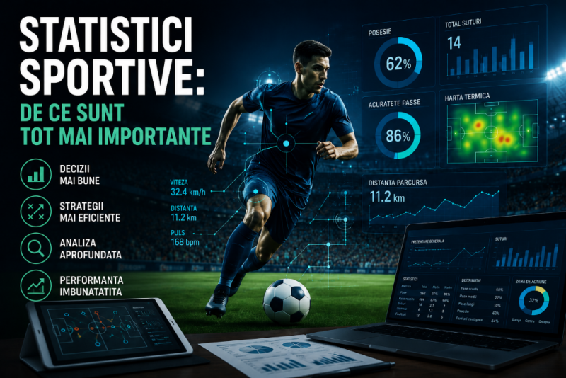 Statistici sportive: de ce sunt tot mai importante
