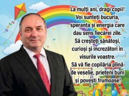 Mesaj de 1 Iunie din partea președintelui Consiliului Județean Neamț, Daniel Harpa