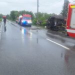 Accident grav pe E85 – cel puțin 4 persoane au fost rănite