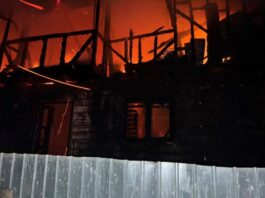 Vaslui. Incendiu devastator în comuna Băcani o locuință a ars ca o torță de la o lumânare