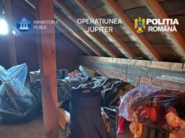 Patru percheziții în Neamț, în cadrul operațiunii JUPITER: materiale textile de 35.000 de lei, ridicate de polițiști