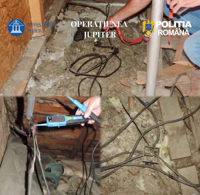 Bacău. Operațiunea JUPITER: 15 percheziții, 17 audiați, un reținut, branșări ilegale la energie electrică și un pistol airsoft 1 Bacău. Operațiunea JUPITER: 15 percheziții, 17 audiați, un reținut, branșări ilegale la energie electrică și un pistol airsoft