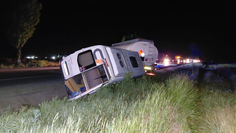 Accident cu opt răniți pe E85, la Săbăoani. Trei autovehicule implicate 3 Accident cu opt răniți pe E85, la Săbăoani. Trei autovehicule implicate