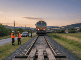 Suceava. Tentativă gravă de afectare a siguranței feroviare pe linia Dărmănești–Cacica. Trei traverse, puse pe șine de persoane necunoscute