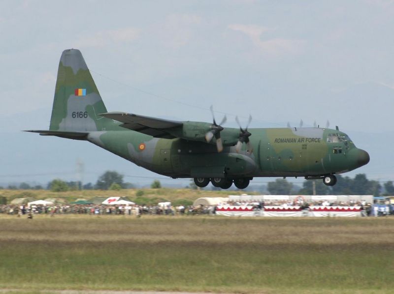 O aeronavă Hercules va survola județele Botoșani și Suceava în cadrul unui zbor de instruire