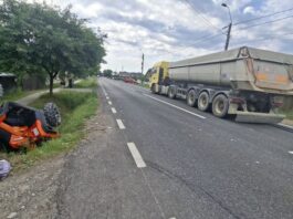 Neamț. Accident la Crăcăoani – traficul este blocat