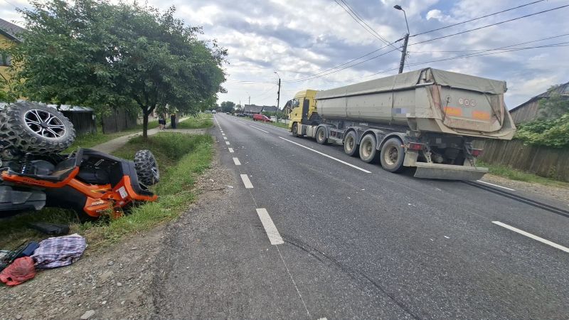 Neamț. Accident la Crăcăoani – traficul este blocat