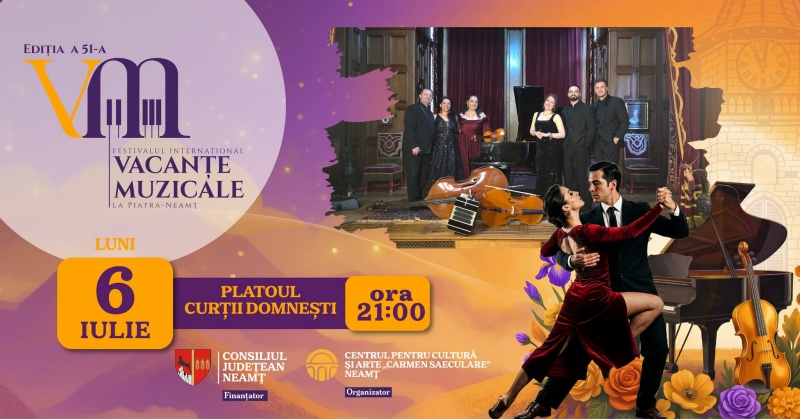 A început cea de-a 51-a ediție a „Vacanțelor Muzicale” la Piatra-Neamț. Șapte seri de muzică de excepție, în centrul istoric al orașului 3 A început cea de-a 51-a ediție a „Vacanțelor Muzicale” la Piatra-Neamț. Șapte seri de muzică de excepție, în centrul istoric al orașului