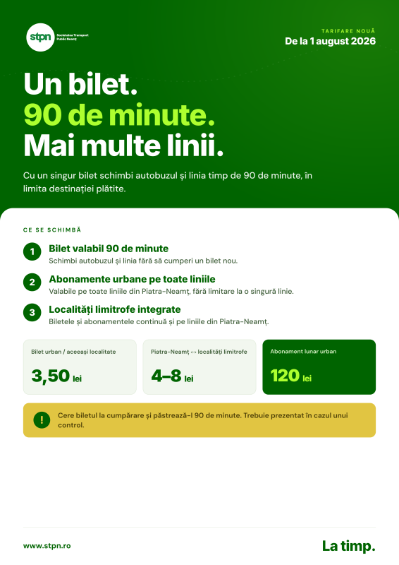 Afiș bilet 90 min