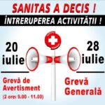 Trei spitale din Neamț întrerup activitatea pentru două ore în cadrul grevei de avertisment
