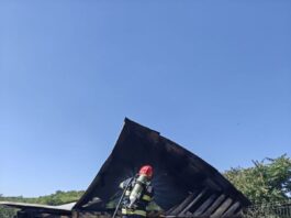 Bacău. O locuință din Pâncești a fost distrusă complet într-un incendiu