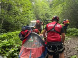 Turist din Republica Moldova salvat din zona Fântânele din Ceahlău de Ziua Salvatorului Montan