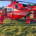 Misiune extremă în munți, la Crucea Talienilor. Cădere de pe cal, femeie transportată cu elicopterul la spital