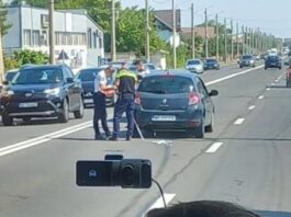 Foto. Accident în Dumbrava Roșie