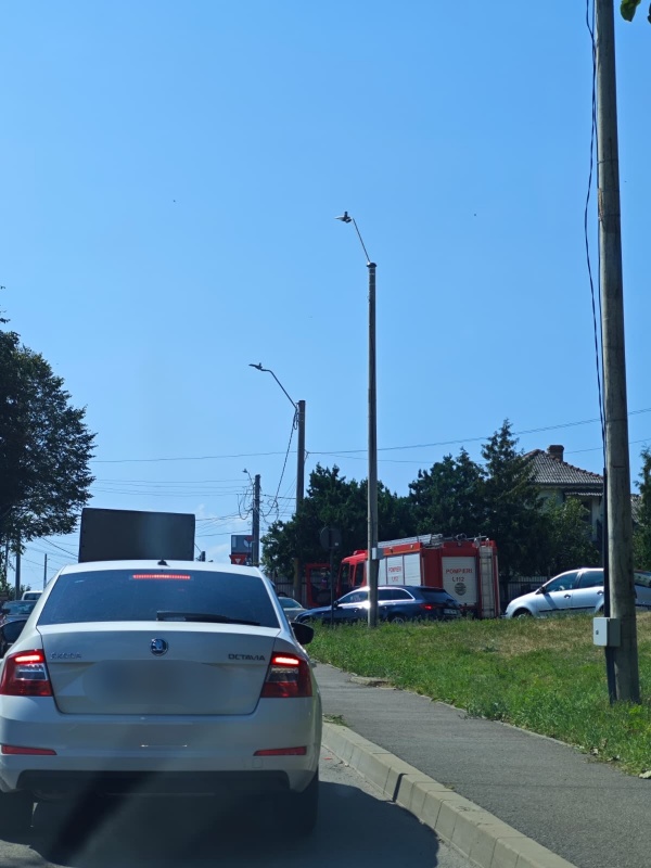 FOTO. Accident în Piatra Neamț